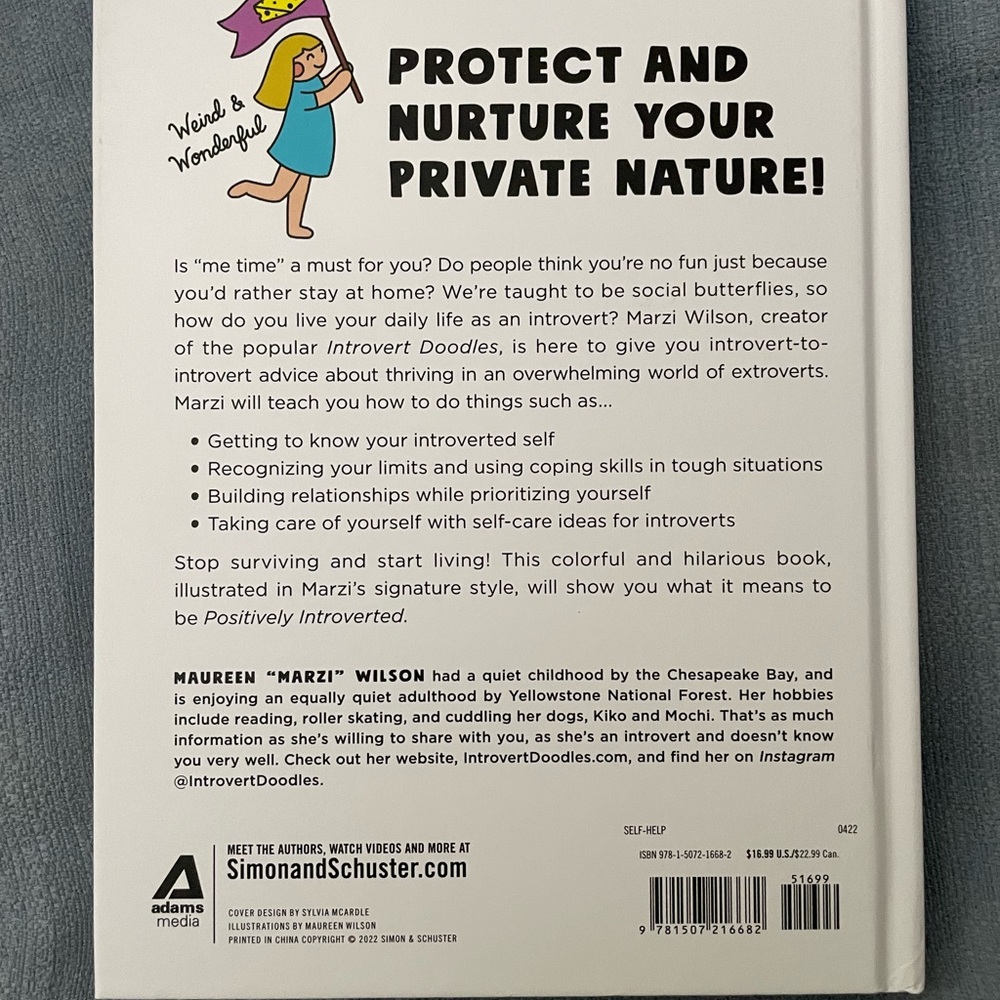 Positively Introverted Hardcover Book by Maureen Marzi Wilson New Condition - Picture 2 of 7